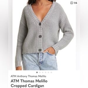 SOLD- ATM Thomas Melillo Cropped Cardigan